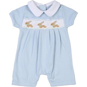 بدلة لعب قصيرة بياقة قصيرة وياقة كلاسيكية من ماجنوليا بيبي بوي سبرينج تايم باني كلاسيك in Kuwait