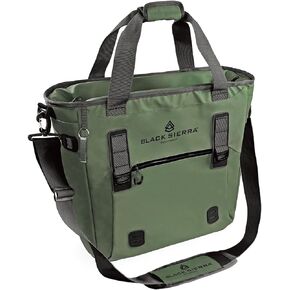 Cooler Bag with Shoulder Straps, 40 Can Tote Bag for Camping, Portable Ice Chest Bag Stays Cold for 72 Hrs, Soft Cooler Insulated Leak Proof, Water Proof by Black Sierra Equipment in Kuwait