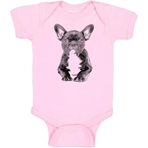 Indigo Legend Unisex Baby French Bulldog Bodysuit for Baby, Clothes