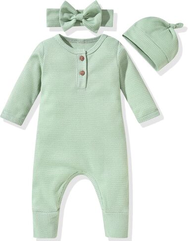 Aalizzwell Newborn Infant Baby Boys Girls Romper in Saudi Arabia