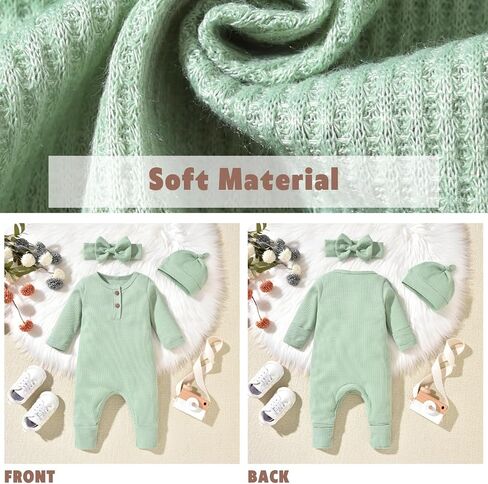Aalizzwell Newborn Infant Baby Boys Girls Romper in Saudi Arabia