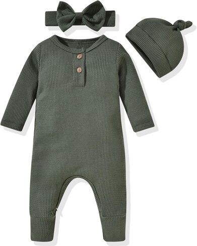 Aalizzwell Newborn Infant Baby Boys Girls Romper in Saudi Arabia