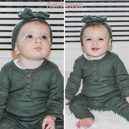 Aalizzwell Newborn Infant Baby Boys Girls Romper in Saudi Arabia