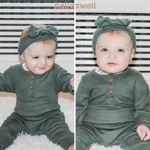 Aalizzwell Newborn Infant Baby Boys Girls Romper in Saudi Arabia