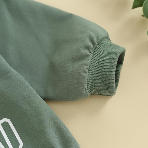 SAYOO Newborn Baby Boy Girl Football Outfit Game Day Sweatshirt Romper Long Sleeve Pullover Bodysuit Fall Winter Clothes in Saudi Arabia