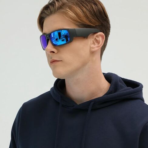 نظارات شمسية كاميرا OhO، HD 1080 32 جيجا نظارات شمسية رياضية مع كاميرا مدمجة بدقة 15 ميجابكسل وحماية من الأشعة فوق البنفسجية 400 وعدسة قابلة للتبديل in Kuwait