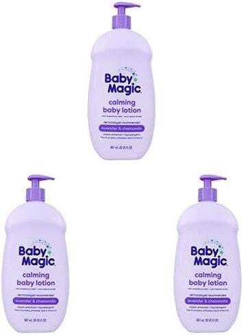 Baby Magic Calming Body Lotion, Lullaby Scent, Lavender & Chamomile, Lavender, 16.5 Fl.Oz in Kuwait