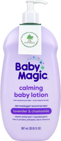 Baby Magic Calming Body Lotion, Lullaby Scent, Lavender & Chamomile, Lavender, 16.5 Fl.Oz in Kuwait