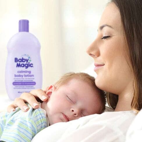 Baby Magic Calming Body Lotion, Lullaby Scent, Lavender & Chamomile, Lavender, 16.5 Fl.Oz in Kuwait