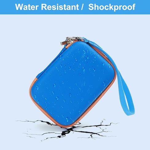 حافظة كاميرا TUNYINSH للأطفال لكاميرات الفيديو الرقمية Goopow/Seckton/YEEHAO/Desuccus/CIMELR/ENGUNS/HOOMOON/Agoigo للأطفال والأطفال، أفضل هدية لعيد الميلاد في عيد الميلاد (أزرق داكن) in Kuwait