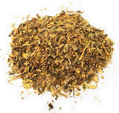 قطع أشواغاندا - جذر الجينسنغ الهندي - الجذر المقطوع مثالي لتعزيز العصائر واللاتيه والشوفان والكاكاو الساخن/الأيورفيدا - الوزن الصافي: 2.11 أونصة / 60 جم in Kuwait