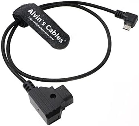 Motor-Power-Cable for Tilta-Nucleus-Nano Micro-USB Right-Angle to D-Tap Alvin's Cables in Saudi Arabia