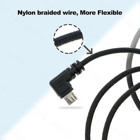 Motor-Power-Cable for Tilta-Nucleus-Nano Micro-USB Right-Angle to D-Tap Alvin's Cables in Saudi Arabia