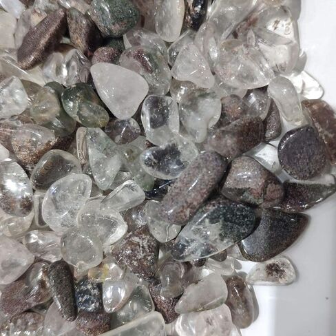 IMALY Amazonite Tumbled Chips Stone Polished Crushed Healing Crystal Quartz Pieces Irregular Shaped Stones for Home Decorative Stones Vases Plants Succulents 0.5lb in Saudi Arabia