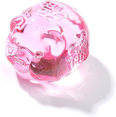 2inches K9 Crystal Pig Figurine Miniatures Glass Animal Pig Pet Miniature House Decoration Zodiac Crafts Cute Ornaments Kids Gifts (Black) in Saudi Arabia
