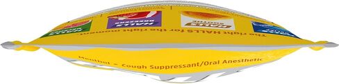 HALLS Relief قطرات السعال بنكهة العسل والليمون الخالية من السكر، كيس واحد (25 قطرة إجمالية) in Saudi Arabia