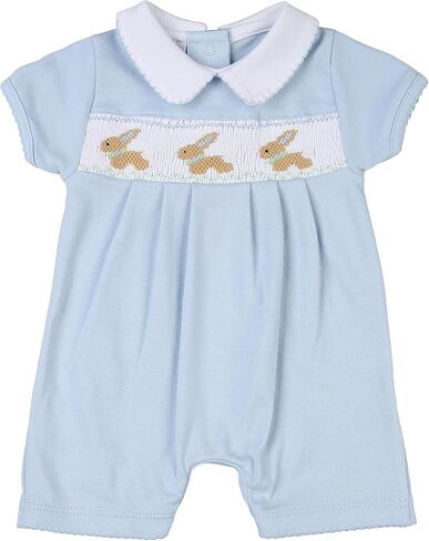 بدلة لعب قصيرة بياقة قصيرة وياقة كلاسيكية من ماجنوليا بيبي بوي سبرينج تايم باني كلاسيك in Kuwait