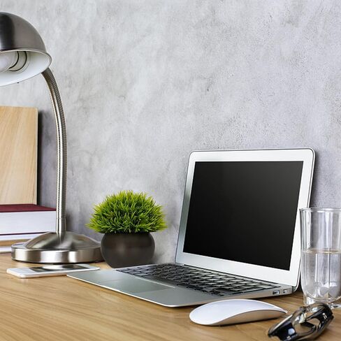 FIAHOSEY Fake Potted Plants Small Artificial Grass with Matte Black Ceramic Pots Faux Plant Greenery for Bathroom Living Room Office Tabletop Desk Shelf Decoration in Kuwait