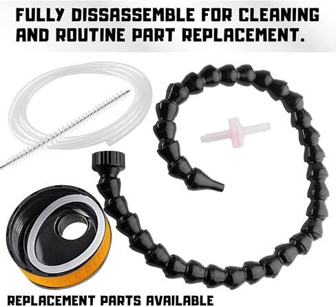 نظام شرب بدون استخدام اليدين على شكل برج الزرافة، زجاجة تريتان شفافة، مع حامل زجاجة مثبت على أنبوب دائري (الطول 25 بوصة / 63 سم) in Kuwait