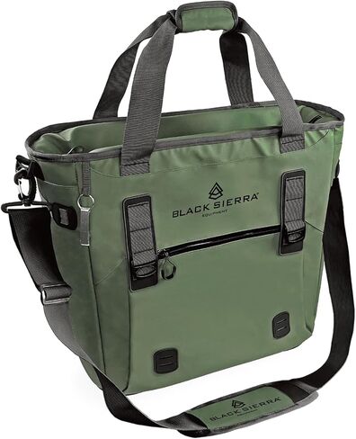 Cooler Bag with Shoulder Straps, 40 Can Tote Bag for Camping, Portable Ice Chest Bag Stays Cold for 72 Hrs, Soft Cooler Insulated Leak Proof, Water Proof by Black Sierra Equipment in Kuwait