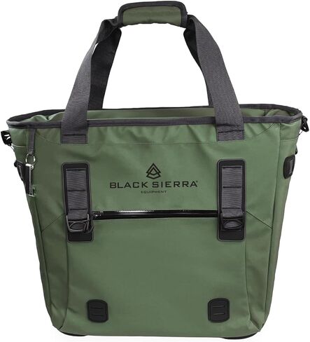 Cooler Bag with Shoulder Straps, 40 Can Tote Bag for Camping, Portable Ice Chest Bag Stays Cold for 72 Hrs, Soft Cooler Insulated Leak Proof, Water Proof by Black Sierra Equipment in Kuwait