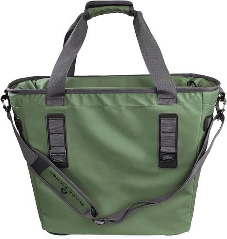 Cooler Bag with Shoulder Straps, 40 Can Tote Bag for Camping, Portable Ice Chest Bag Stays Cold for 72 Hrs, Soft Cooler Insulated Leak Proof, Water Proof by Black Sierra Equipment in Kuwait