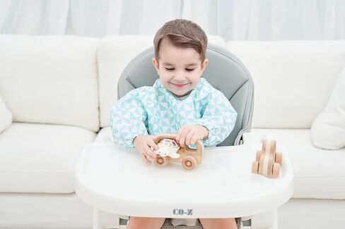 ليتل ديمسم مريلة طعام مقاومة للماء باكمام طويلة للرضع والاطفال الصغار مع جيب للجراء والكلاب بلون اخضر, 7-36 Month in Kuwait