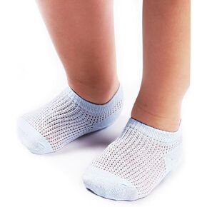 BabaMate 5 Pairs Toddler Little Kid Boys Girls No Show Ankle Socks - Soft Cotton Thin Mesh Infant Baby Summer Socks in Kuwait
