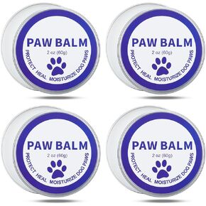 Heigble 4 Pack Dog Paw Balm 8 oz (240 g) Moisturizing Dog Paw Balm Dog Paw Wax Dog Paw Protection for Hot Pavement Moisturizing Cream for Paws, Snout and Elbows Moisturizer for Cracked Paws in Kuwait