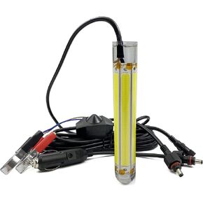 PYLITE DC12V 50W 6000Lumens COB Dimmable LED Underwater Boat Ice Fishing Light Innovative Compact Submersible Night Fishing Lure Bait Fish Finder Lamp with 5M Cable in Saudi Arabia