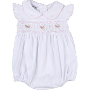 ماجنوليا بيبي جيرل ليندساي ولوك بينك سموكيد بياقة فلوترز بابل in Kuwait