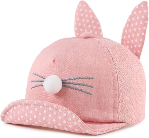 Peecabe Baby Baseball Cap Toddler Infant Boys Girls Sun Hat Breathable Cute Hats for Spring Summer 6M-3T in Saudi Arabia