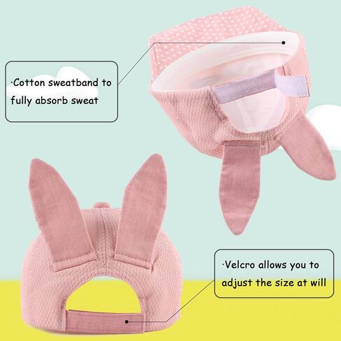 Peecabe Baby Baseball Cap Toddler Infant Boys Girls Sun Hat Breathable Cute Hats for Spring Summer 6M-3T in Saudi Arabia