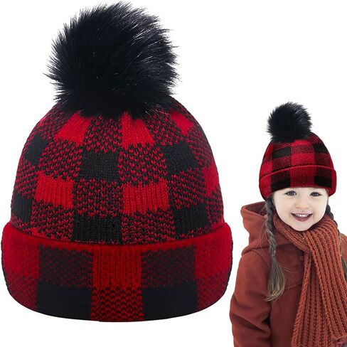 قبعة كريسماس منقوشة كلاسيكية حمراء وسوداء مناسبة للحفلات التنكرية in Kuwait