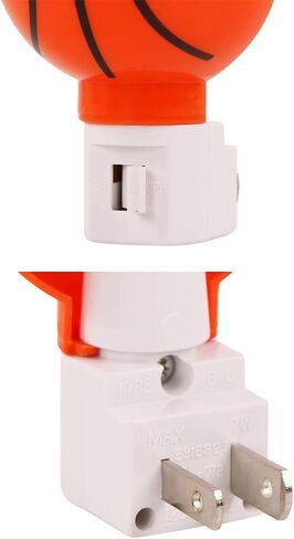 2 Pack Warm White - LED Plug-in Night Light - Baseball | Take Good Care Children Sleep in Saudi Arabia