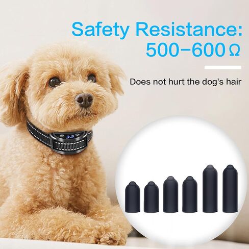 24 Pcs Dog Shock Collar Rubber Tips,Training Collar Replacement Parts Dog Collar Silicone Covers Training Rubber Tips Column Conductive Rubber Sleeve for Pet Dog Training Collars in Kuwait