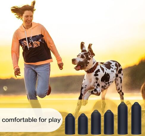 24 Pcs Dog Shock Collar Rubber Tips,Training Collar Replacement Parts Dog Collar Silicone Covers Training Rubber Tips Column Conductive Rubber Sleeve for Pet Dog Training Collars in Kuwait