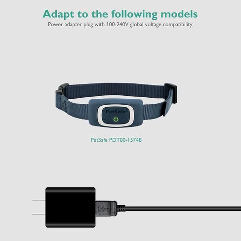 لشاحن طوق لاسلكي Petsafe، محول Lnauy متوافق مع PetSafe Smart Dog PDT00-15748 مدرب عن بعد مزود بتقنية البلوتوث وياقة تدريب الكلاب بديلة سلك كابل الطاقة in Kuwait