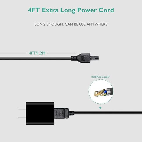 لشاحن طوق لاسلكي Petsafe، محول Lnauy متوافق مع PetSafe Smart Dog PDT00-15748 مدرب عن بعد مزود بتقنية البلوتوث وياقة تدريب الكلاب بديلة سلك كابل الطاقة in Kuwait