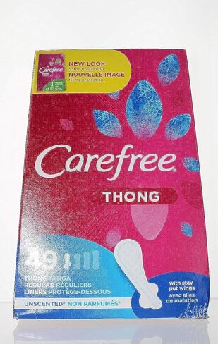 كيرفري بانتيلاينر للثونج مع اجنحة ستاي بوت غير معطرة (عبوة من 4 قطع) in Kuwait