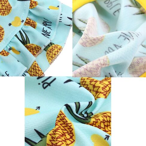 Harikaji Pet Clothes,Lovely Summer Fruit Dog T-Shirt Puppy Clothes Dog Skirt Dress Cats Clothes for Small Dogs Cats Puppy (M-Back Length 30cm, Pineapple Skirt) in Saudi Arabia