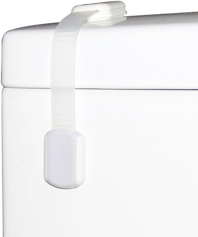 Safety Locks (8 in one pack) for doors, cabinets, drawers, etc. Baby Safety - Easy to Install - No magnets & No screws - MULTI PURPOSE - white color in Kuwait