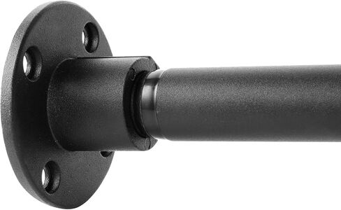 قضيب ستارة Furtrop Premium عالي التحمل وقابل للتعديل مع مجموعة مقابس، أسود (29-63.5) in Kuwait