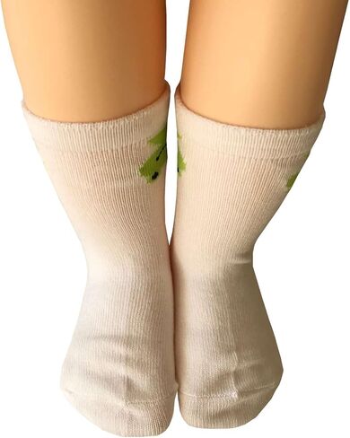 Kakalu 5 Pairs 12-36 Months Baby Girl Upside Down Cartoon Anti-Slip Cozy Ankle Cotton Socks Toddler Walker Non Skid Sneakers Footsocks Shoe Socks Foot Cover With Grips in Saudi Arabia
