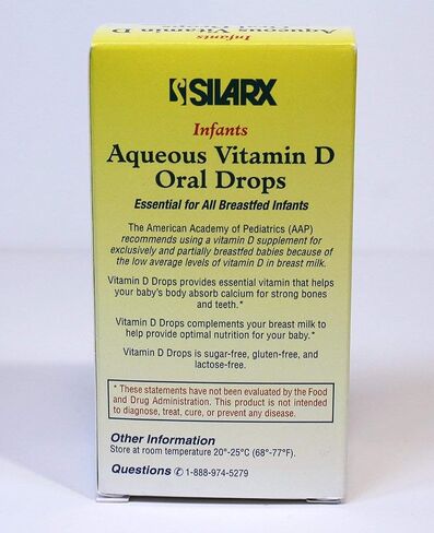 Silarx Aqueous Vitamin D Oral Drops 50ml by Silarx in Saudi Arabia