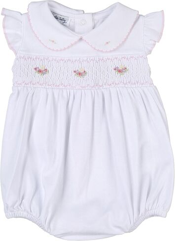 ماجنوليا بيبي جيرل ليندساي ولوك بينك سموكيد بياقة فلوترز بابل in Kuwait