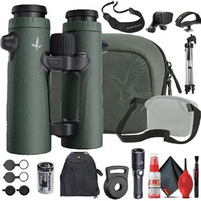 سواروفسكي منظار اي ال 10×42 مع مساعد تتبع ومسند للجبهة لمناظير اي ال مع مساعد تتبع + شنطة ظهر مبطنة + مصباح يدوي + حامل ثلاثي القوائم 6 قدم + محول ثلاثي in Kuwait