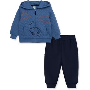 Little Me Clothes for Baby Boy's 2-Piece Hoodie and Pant Sets, 12 Months - 4T