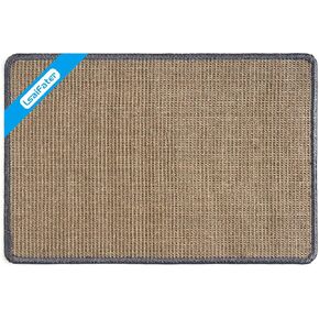 Cat Scratching Mat, Natural Sisal Mat, Cat Scratch Furniture Protector, Horizontal Cat Floor Scratching Pad Rug, Protect Carpets and Sofas (14.9x23.6 inch, Grey)
