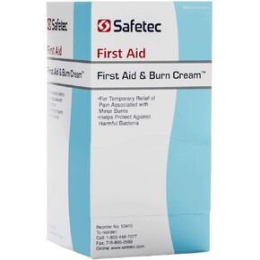 Safetec First Aid & Burn Cream, Box of 25 Packets in Kuwait